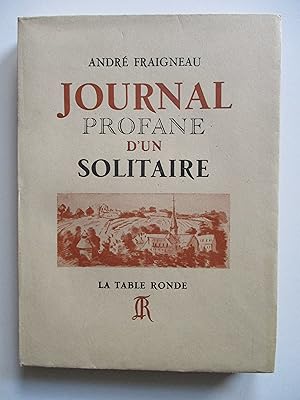 Journal profane d'un solitaire