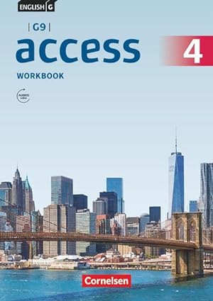 Seller image for English G Access G9 Band 4 Ausgabe 2019: Workbook mit Audios online for sale by Smartbuy