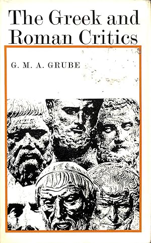 Seller image for Greek and Roman Critics (University Paperbacks) for sale by M Godding Books Ltd