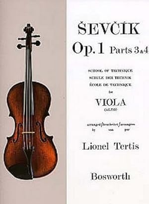 Bild des Verkufers fr School of Technique Parts 3 and 4 : Sevcik Viola Studies zum Verkauf von Smartbuy