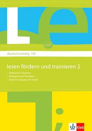 Bild des Verkufers fr deutsch.training 7. und 8. Klasse. Lesen Frdern und Trainieren 2 : Diagnostizieren und individuell Frdern zum Verkauf von Smartbuy