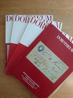 4 Auktionskataloge Dorotheum zum Thema Briefmarken