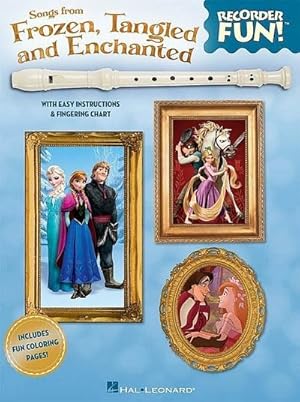 Bild des Verkufers fr Songs from Frozen, Tangled and Enchanted - Recorder Fun! : With Easy Instructions & Fingering Chart zum Verkauf von Smartbuy