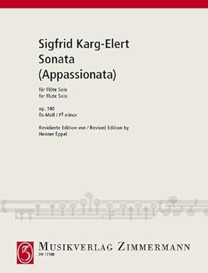 Image du vendeur pour Sonata (Appassionata) : op. 140. Flte. mis en vente par Smartbuy