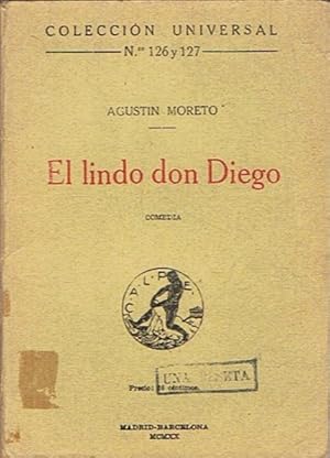 Imagen del vendedor de EL LINDO DON DIEGO. Comedia a la venta por Librera Torren de Rueda