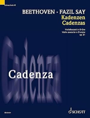 Bild des Verkufers fr Kadenzen : Violinkonzert D-Dur op. 61 von Ludwig van Beethoven - Cadenza 18 zum Verkauf von Smartbuy