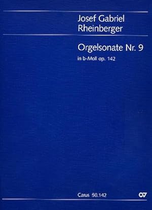 Seller image for Orgelsonate Nr, 9 in b, Partitur for sale by Smartbuy