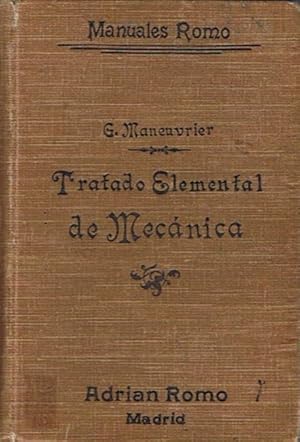 Bild des Verkufers fr TRATADO ELEMENTAL DE MECNICA zum Verkauf von Librera Torren de Rueda