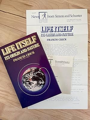 Imagen del vendedor de Life Itself: Its Origin and Nature a la venta por Friends Of Bridgeport Public Library