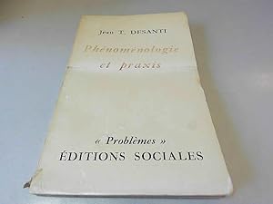 Image du vendeur pour Phnomnologie et praxis (Husserl) mis en vente par JLG_livres anciens et modernes