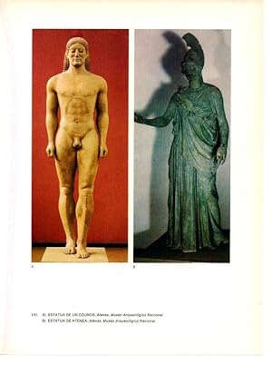 Bild des Verkufers fr LAMINA 27979: Couros y estatua de Atenea zum Verkauf von EL BOLETIN