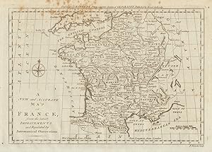 A new and accurate map of France, from the latest improvements and regulated by astronomical obse...