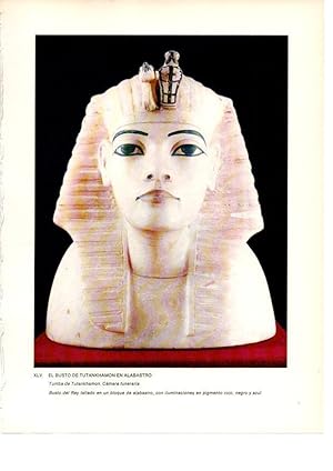 Seller image for LAMINA 27947: Cabeza de alabastro de Tutankhamon for sale by EL BOLETIN