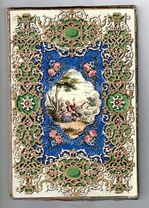 Victorian scrapbook of die-cut cards and notes