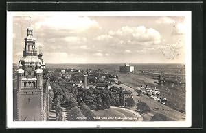 Ansichtskarte Stettin, Blick von der Hakenterrasse