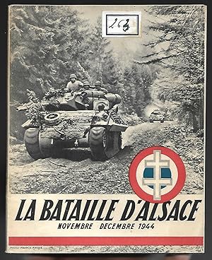 la Bataille d'ALSACE - Novembre-Décembre 1944