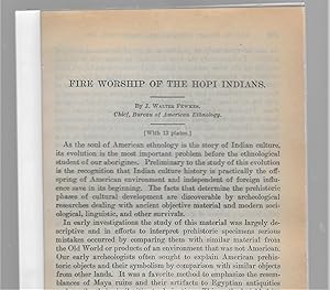 Seller image for Fire Worship Of The Hopi Indians for sale by Legacy Books II