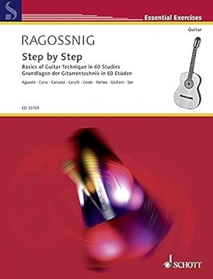 Bild des Verkufers fr KONRAD RAGOSSNIG : STEP BY STEP GUITARE zum Verkauf von WeBuyBooks