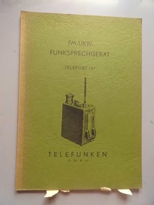 FM-UKW-Funksprechgerät Teleport IV Telefunken (- Sprechgerät Funk