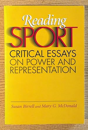 Bild des Verkufers fr Reading Sport: Critical Essays on Power and Representation zum Verkauf von Pistil Books Online, IOBA