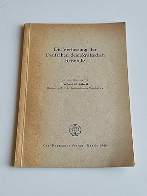 Bild des Verkufers fr Die Verfassung der Deutschen Demokratischen Republik zum Verkauf von BcherBirne