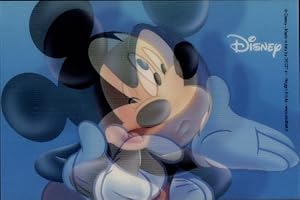 3 D Ansichtskarte / Postkarte Mickey Maus, Walt Disney