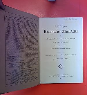 Bild des Verkufers fr Historischer Schul-Atlas zur alten, mittleren und neuen Geschichte zum Verkauf von biblion2