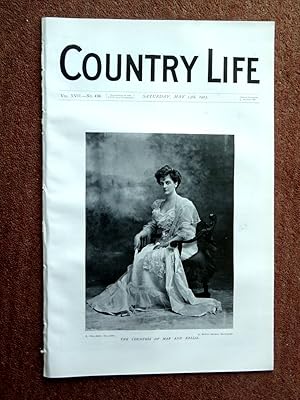 Bild des Verkufers fr Country Life magazine. Vol XVII, No 436, 13th May 1905, Two Cotswold Manor Houses - Biddestone Manor House and Doughton Manor House. Portrait of The Countess of Mar and Kellie. An East Suffolk Farm - Baylam Hall. Bristol Merchant's Houses. The Lawrenny Stud Farm. Pear Trees at Deal Castle.The Art of Horsemanship pt 2. Ancient Windmills. zum Verkauf von Tony Hutchinson