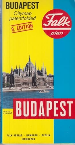 Bild des Verkufers fr Falk Plan, Budapest, citymap patentfolded, Mastab 1:20000- 1:35000 zum Verkauf von Allguer Online Antiquariat