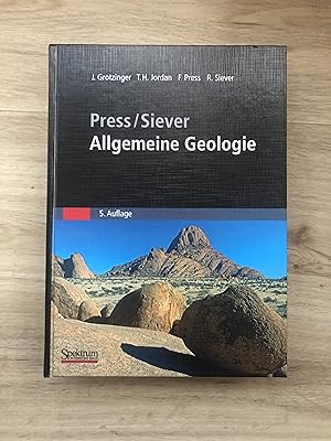 Bild des Verkufers fr Allgemeine Geologie - Press/Siever zum Verkauf von Versandantiquariat Cornelius Lange