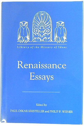Imagen del vendedor de Renaissance Essays (Library of the History of Ideas, No.9) a la venta por PsychoBabel & Skoob Books