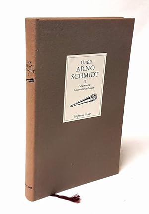 Imagen del vendedor de ber Arno Schmidt. II: Gesamtdarstellungen. a la venta por Antiquariat Dennis R. Plummer
