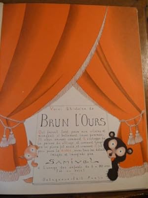 Imagen del vendedor de Brun l'Ours. a la venta por Librairie L'Abac / Gimmic SRL