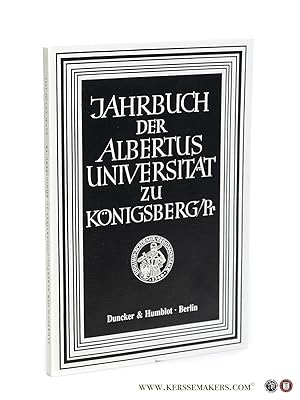 Seller image for Jahrbuch der Albertus - Universitt zu Knigsberg/ pr. 1993, Band XXVIII. for sale by Emile Kerssemakers ILAB
