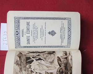 Bild des Verkufers fr Missel de la Sainte riture. Contenant les Prieres les plus usuelles, le Prope du Temps et des Saints, la Messe de Mariage et d`Enterrements, etc. Mis en Harmonie avec les recents Decrets Pontificaux. zum Verkauf von Versandantiquariat buch-im-speicher