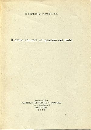 Immagine del venditore per Il diritto naturale nel pensiero dei Padri venduto da Studio Bibliografico Viborada