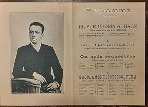 Teatro del Corso. Mercoledì 2 Aprile 1890. recita d'addio della Compagnia Milanese. Serata d'onor...