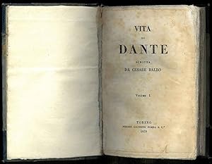 Vita di Dante. Opera in 2 volumi.