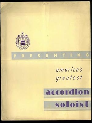 Presenting american's greatest accordion solist. Concerto di beneficenza a Castelfidardo