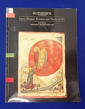 Icons, Russian Pictures and Works of Art. [ Sotheby's, auction catalogue, sale date: 15 December ...