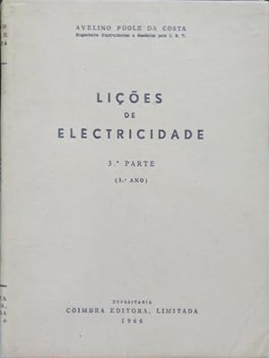 LIÇÕES DE ELECTRICIDADE.