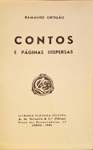 Bild des Verkufers fr CONTOS E PGINAS DISPERSAS. zum Verkauf von Livraria Castro e Silva