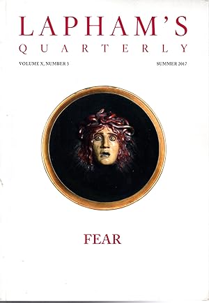 Seller image for Lapham's Quarterly: Volume X, No. 3: Summer, 2017: FEAR for sale by Dorley House Books, Inc.