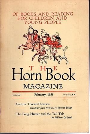 Bild des Verkufers fr The Horn Book Magazine; Volume XXXIV, No.1: February, 1958 zum Verkauf von Dorley House Books, Inc.