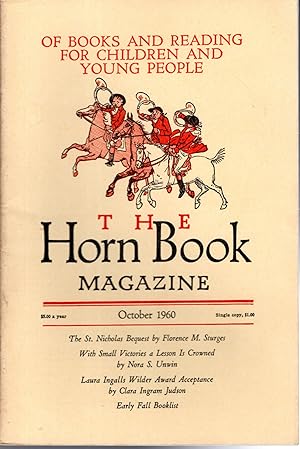 Imagen del vendedor de The Horn Book Magazine; Volume XXXVI, No.5: October, 1960 a la venta por Dorley House Books, Inc.