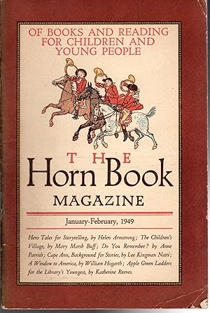 Immagine del venditore per The Horn Book Magazine; Volume XXV, No.1: January-February, 1949 venduto da Dorley House Books, Inc.