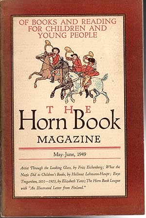 Immagine del venditore per The Horn Book Magazine; Volume XXV, No. 3: May-June 1949 venduto da Dorley House Books, Inc.