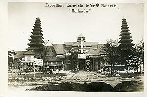 "PAVILLON HOLLANDAIS de l'EXPOSITION COLONIALE de 1931" Photo de presse originale / PHOTO ARY / A...