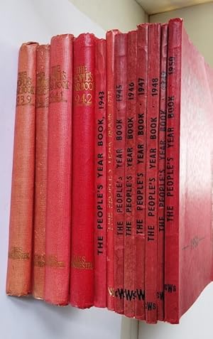 Seller image for The People's Year Book 1939, 1940, 1941, 1942, 1943, 1944, 1945, 1946, 1947, 1948, 1949, and 1950 - 12 annual volumes for sale by Your Book Soon