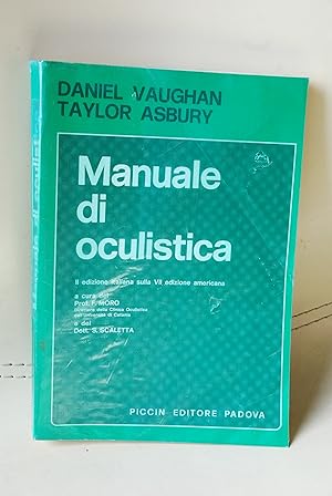 Seller image for manuale di oculistica for sale by STUDIO PRESTIFILIPPO NUNZINA MARIA PIA